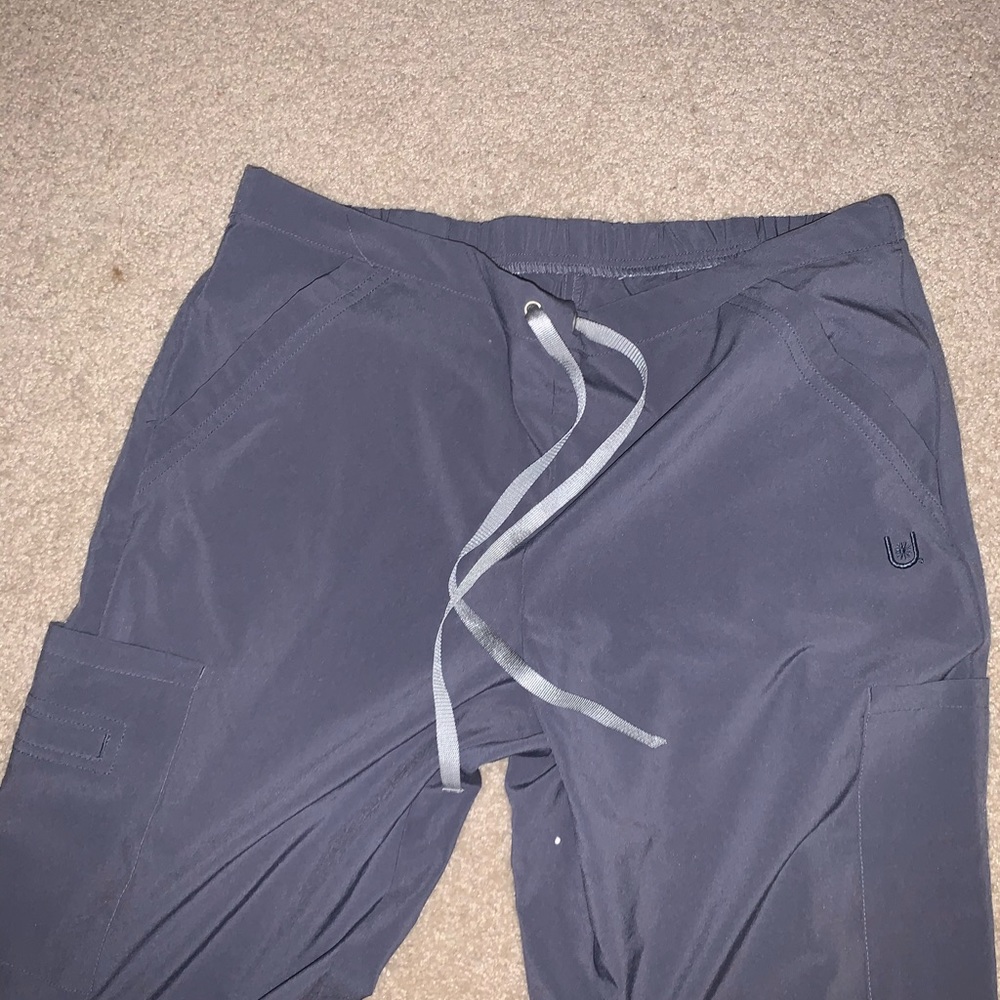 Urbane gray scrub pants